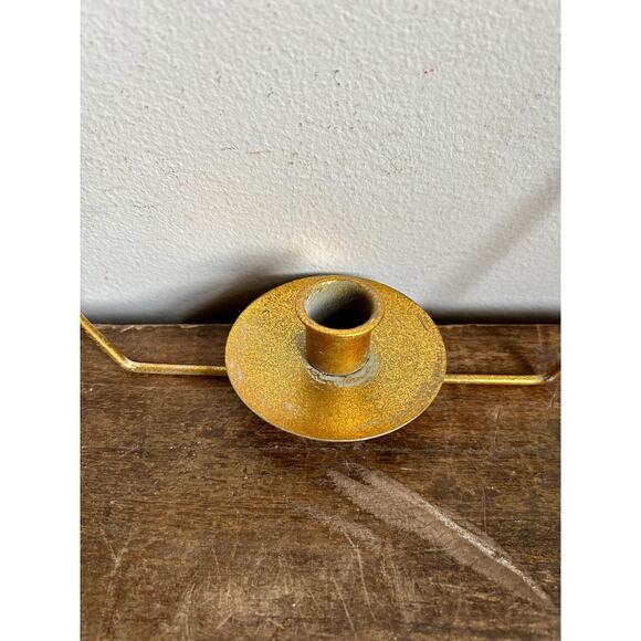 Vintage Hanging Geometric Taper Candle Holder | Farmhouse Cottagecore Christmas - Picture 3 of 5